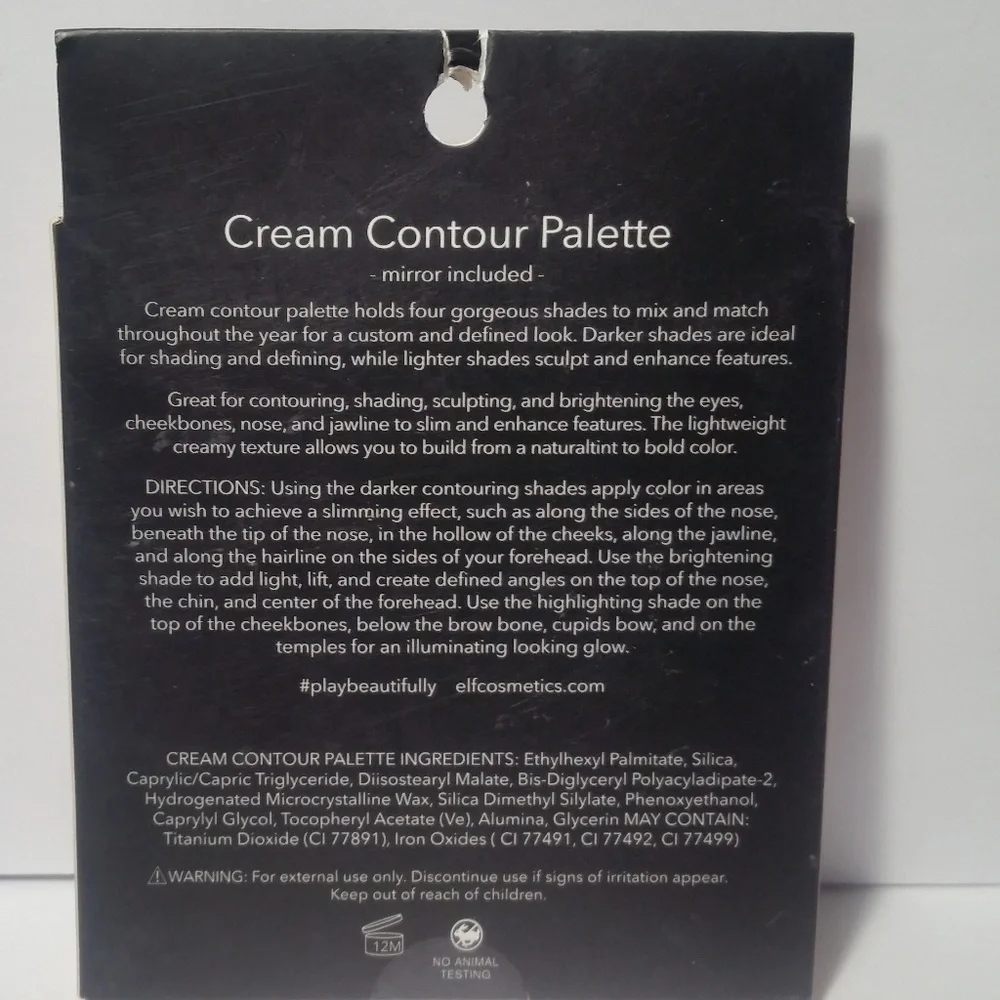ELF Cream Contour Palette Bronzer Highlighter